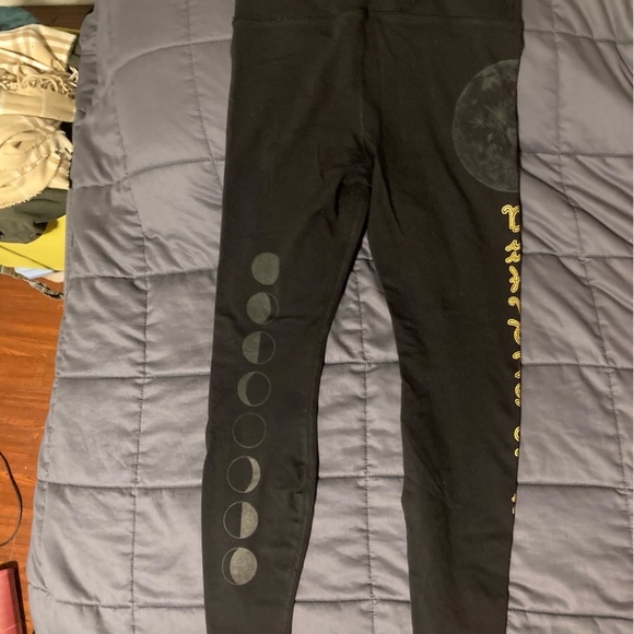 Astrology moon phases black leggings - Picture 2 of 2